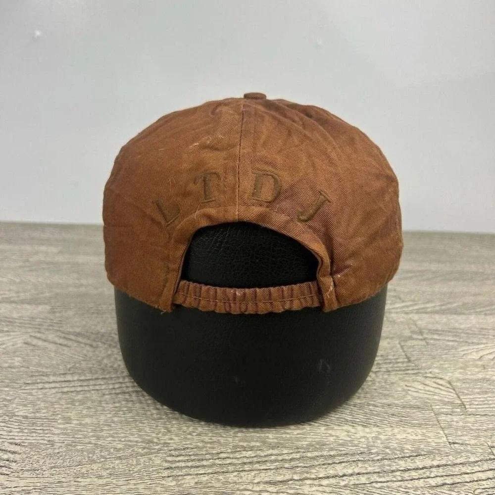 The Limited Jeans Hat Cap‎ Strap Back Baseball Brown Embroidered Logo